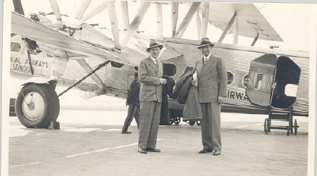 Webb Miller w/ Imperial Plane