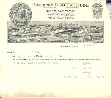 1917 Bill of Sale