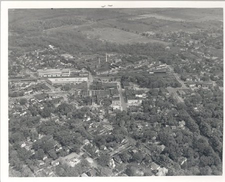 Aerial view of Dowagiac,1951