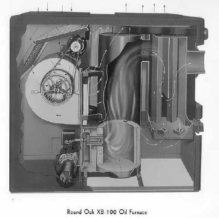 cutaway view of round oak XB-1
