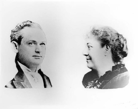 Composite photo of Fred L. & K