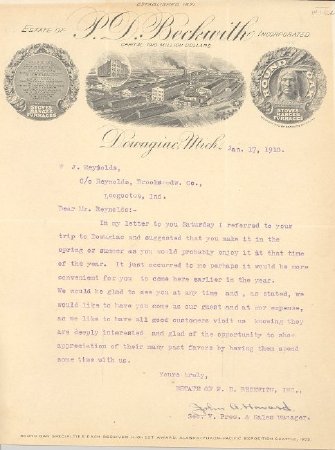 1910-Letter