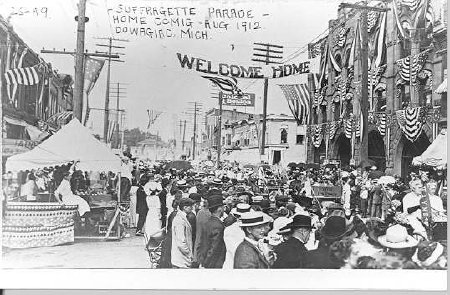 The Suffragette Parade on S. F