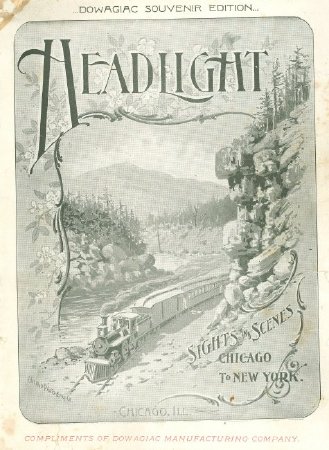 Headlight Dowagiac Souvenir Edition 1895